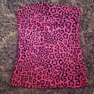 Hot pink cheetah shirt